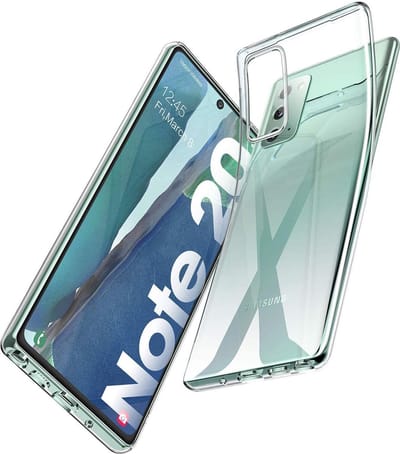 HB Hoesje Geschikt voor Samsung Galaxy Note 20 - Transparant - Siliconen Back Cover