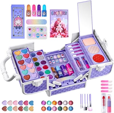 Make-upset Kinderen - Speel Make-up - Doen alsof spel - 43 Delige Set - 18.5 x 14 x 15.5 cm