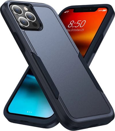 Back Cover Geschikt voor Apple iPhone 13 Pro | Rugged Hoesje | Beschermhoes | Schokbestendige Hardcase | Shockproof | Tegen Vallen | Blauw