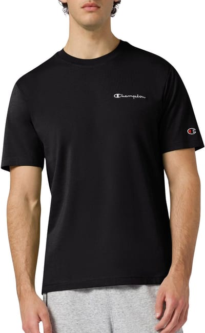 Heren Champion SS Tee T-shirt Zwart 221798 KK001 - 2XL black