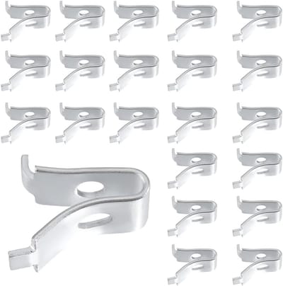 45Pcs Metal Cabinet Shelf Clips - Silver Aluminum Adjustable Shelf Brackets - Heavy Duty Archiving Racks - Pilaster Shelf Holder Support Pins - Clips voor Shelving en Boekenkasten in de Keuken