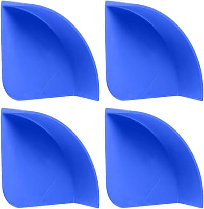 Slanggeleiders - Wielrol - Auto Wassen - Voorkomt Klitten - 4 Stuks - Zwart