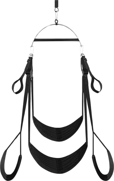 Sex Schommel - Sex Swing Extra Stevig – Seksschommel – Seksspeeltjes voor Koppel – Seks Schommel BDSM – Erotiek Toys - Sex Sling – Love Swing – Discreet Verpakt – Zwart