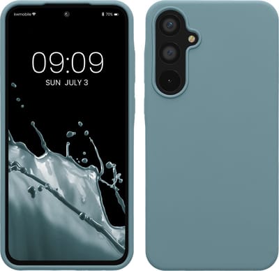kwmobile telefoonhoesje geschikt voor Samsung Galaxy A55 5G - Hoesje met siliconen coating - Smartphone case in antieksteen