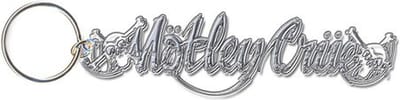 Motley Crue - Skull Logo Sleutelhanger - Zilverkleurig