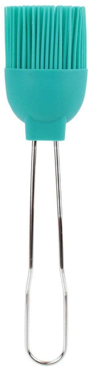 Lily Cook Bakkwasten - siliconen/metaal - flexibel - invetten - invetkwast - 22 cm - blauw