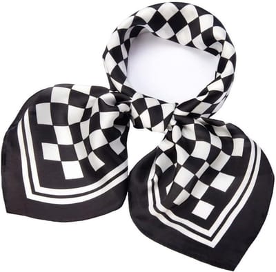 Sjaal Bandana - Haarband Nek Sjaal - Mode Accessoire - Veelzijdige Draagopties - 70 x 70 cm - Meerdere Kleuren