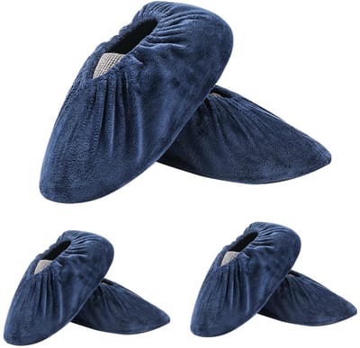 Dailygoods- Overschoenen Herbruikbaar - 3 Paar - Antislip - Stofdicht - Schoenbeschermers - Vloerbescherming - Hoogwaardige Elastische Band