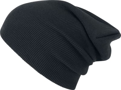 Urban Classics Beanie Basic Flap Beanie zwart