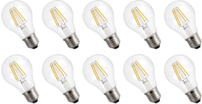 Spectrum LED Lamp E27 8.8W 230V - 1450 Lumen - 4000K Neutraal wit - Natuurlijk licht - Energiezuinig - 10 stuks