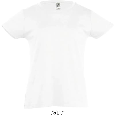 SOL'S Kids´ T-Shirt Girlie Cherry L225K - White - 2 Jahre (86/94)