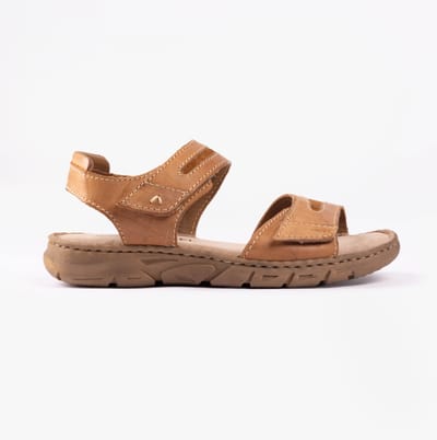 BRENDA 08 Dames Sandalen Kameel