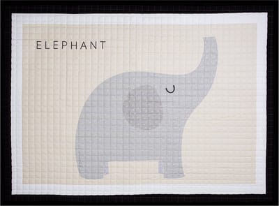 DW4Trading Baby & Kinder Speelkleed XL Elephant + Draagtas - Olifant - 150x200cm - Geschikt Voor 0-5 Jaar