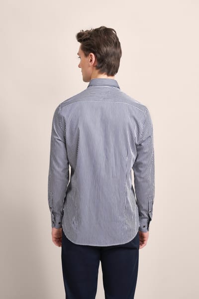 Bugatti Herren Shirt met strepen