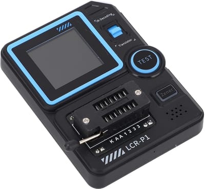 Transistor Tester - Component Analyzer - Elektronica Reparatie - Automatische Ontlading Condensatoren - 0.01V tot 32V - Zwart