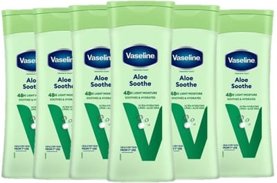Vaseline Aloe Soothe Bodylotion - 6 x 400 ml