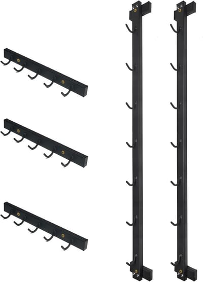 Wandrek voor Opslag: Kabelmachine Bevestigingen, Lat Pulldown Bar & Fitness Accessoires