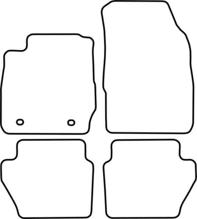 Automatten | Mattenset Ford Fiesta - 2008 - 2011
