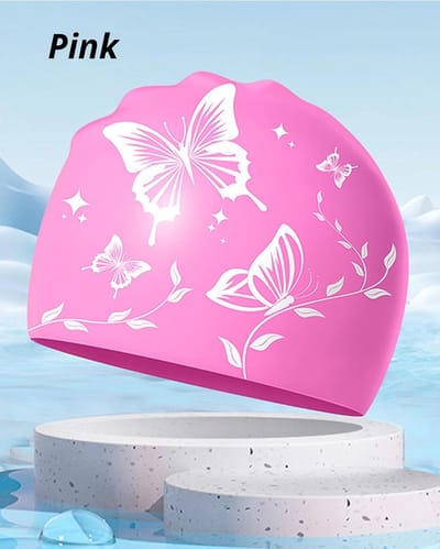 Siliconen Zwemcap voor Dames, Antislip en Waterdicht - Ideaal voor Zwemmen, Training en Recreatief Gebruik