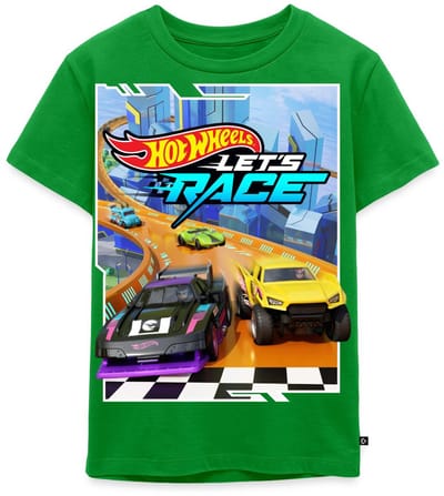 Hot Wheels Design Laten We Rennen Premium T Shirt Kinderen