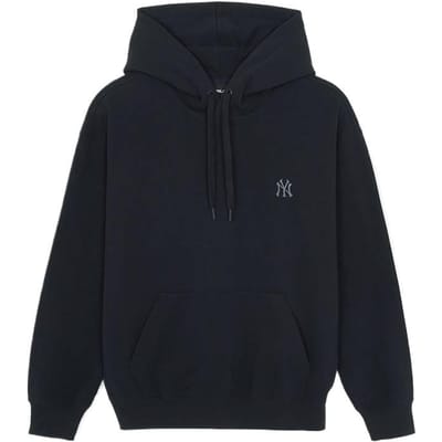 MLB New York Yankees SS26 Sweat à capuche couleur unie coupe ample pour homme et femme 3AHDB0161-50BKS XL black