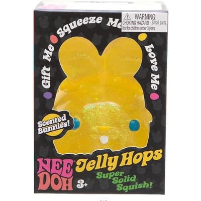 NeeDoh Leuke Kleurrijke Konijn Squishy Fidget Speelgoed – Stressverlichtend Speeltje voor Kinderen en Volwassenen Draagbaar Tactiel Kalmerend Cadeau