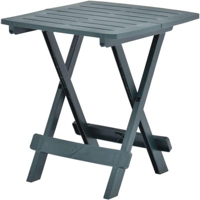 Opvouwbare Tuintafel - Buitentafel Kunststof - Buiten Genieten - Onderhoudsvrij Design - 45x43x50 cm - Groen