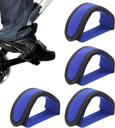 Pedaalriemen Hometrainer - 2 Paar - Fietspedaalriemen - Pedal Straps - Beam Foot - Fietspedalen Race - Nylon Riembevestiging - Toeclips Universeel - Fietspedalen Bands Voeten Set - Geschikt Voor Fietsen Met Vaste Versnelling En Mountainbikes - Groen