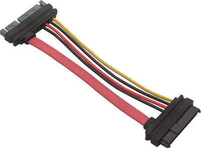 SAS SATA, SFF-8482 SAS 29-Pins naar SATA 22-Pins Harde Schijf RAID Verlengkabel met 15-Pins SATA Powerpoort