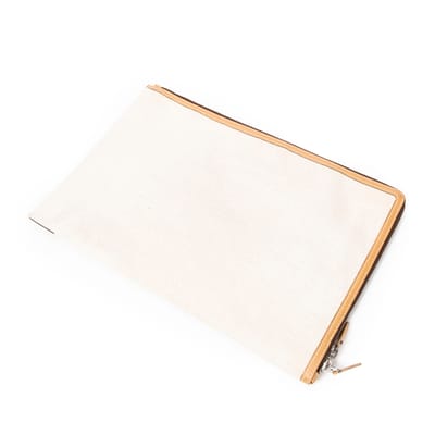 Logo Zip Clutch  Handtas