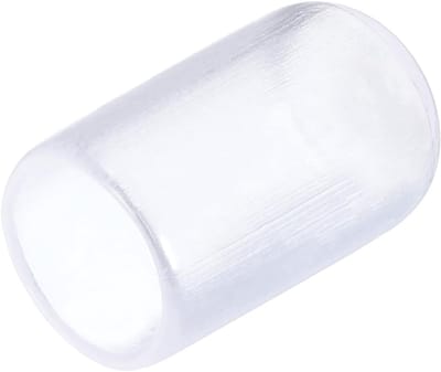20 Stuks Transparante Ronde Rubberen Doppen - 8mm - Beschermkappen voor Buis en Schroefdraad