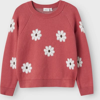 Name It mini meisjes trui LEIA Pink Regular Fit