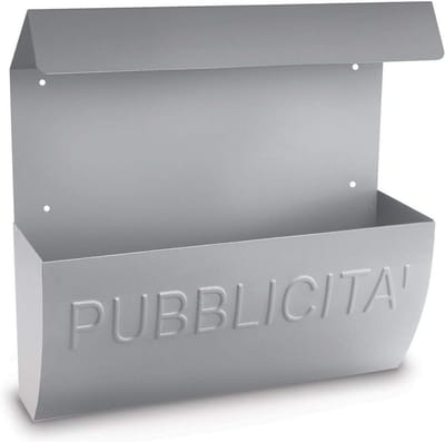 Aluminium brievenbus voor buiten met dak