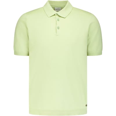 No Excess Pullover Short Sleeve Polo Button Green Größe: S | Poloshirts Outlet | Herren | Grün