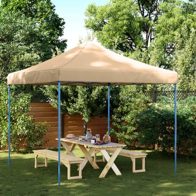 vidaXL - Partytent - inklapbaar - pop-up - 292x292x315 - cm - beige