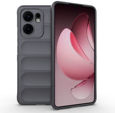 Coverup Hoesje - Geschikt voor OPPO Reno13 F / FS 5G Hoesje - Coverup Hands-On Rugged Back Cover - Grijs