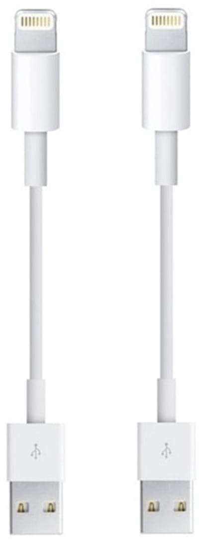 2 stuks OneOne 0,2m laadkabel. OneOne USB Lightning kabel met E75 chip. Oplaadkabel snoer past op Apple iPhone 12 Pro (Max), iPhone 13, iPhone 13 Mini, iPhone 13 Pro (Max), iPhone 14, iPhone 14 Plus, iPhone 14 Pro (Max)