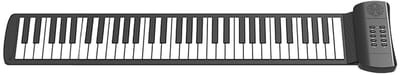 Allecto - Handrolpiano - Elektronisch toetsenbord - Opvouwbaar en draagbaar - 61 toetsen - Geschikt voor beginners - Flexibel ontwerp