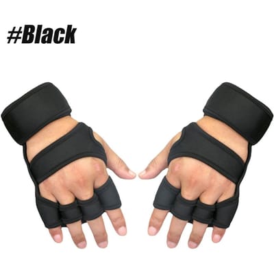 1 Paar Sportschoenen Geventileerd Volledige Handpalm Bescherming Geweldig voor Alle Workouts voor Man en Vrouw Gewichtheffen Cross Training Fitness M