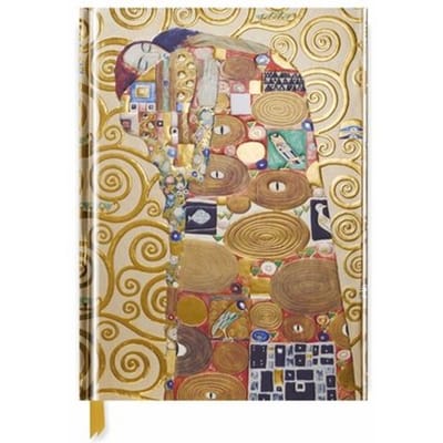 Gustav Klimt: Fulfilment (Blank Sketch Book) - Luxury Sketch Books - Flame Tree Studio