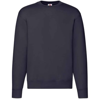 Fruit of the Loom Heren Premium Drop Shoulder Sweatshirt (Deep Navy)