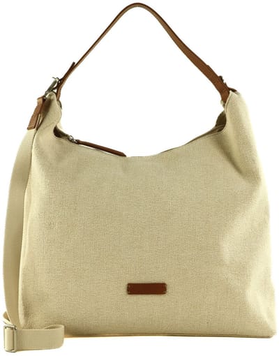 JOST Schoudertas Lyngby Hobo Bag Linen Beige