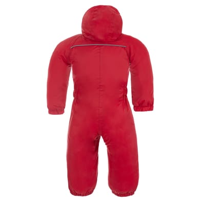 Trespass Waterdicht regenpak voor baby's van Unisex met druppelvormige voering (Signaal Rood)