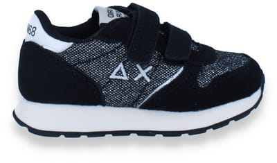 Sun 68 Meisjes Girl's Ally Glitter Textile Baby 11 Nero | Zwart | Maat: 25