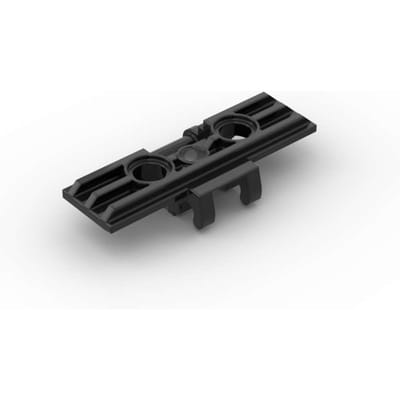 MOC 10 STUKS 57518 Brede Rupsband met 2 PenGaten Bouwstenen Ruim Spoor Tech Bakstenen Deeltje Speelgoed Ideaal Voor Kinderen black