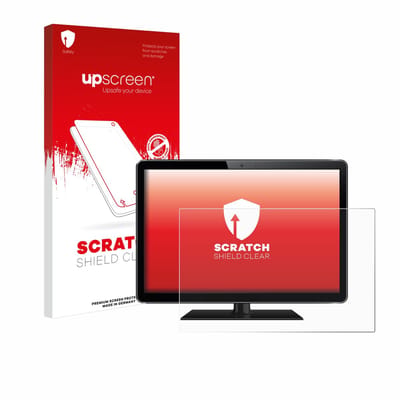 upscreen - Screenprotector voor Standaardmaten mit 15.6 inch Schermen [345 mm x 194 mm, 16:9] - Folie Beschermfolie transparant