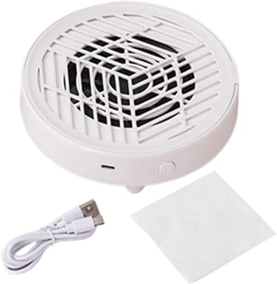 Nagel Stof Afzuiger - Elektrische Collector - Manicure Schoonmaak - Stille Werking - 15x15x4.5 cm