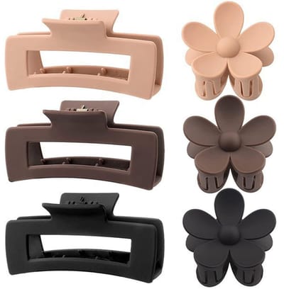 Dailygoods - 6 x vintage geïnspireerde antislip minimalistische haarspelden