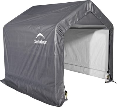ShelterLogic® Gereedschapsschuur SL70395 - 180x180 cm - Grijs