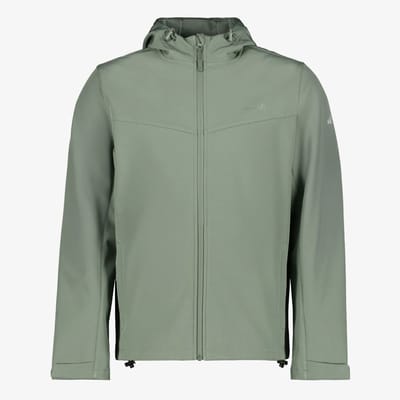 Mountain Peak heren outdoor softshell jas groen - Maat M
